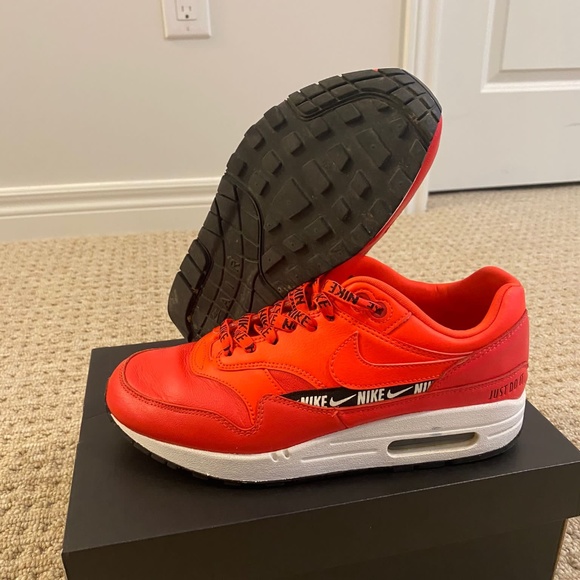 Nike Air Max 1 Bright Crimson - Picture 1 of 7